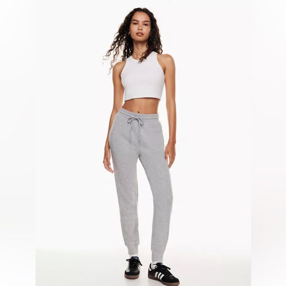Aritzia Sunday Baby Waffle  High-Waisted Thermal Joggers in Gray S